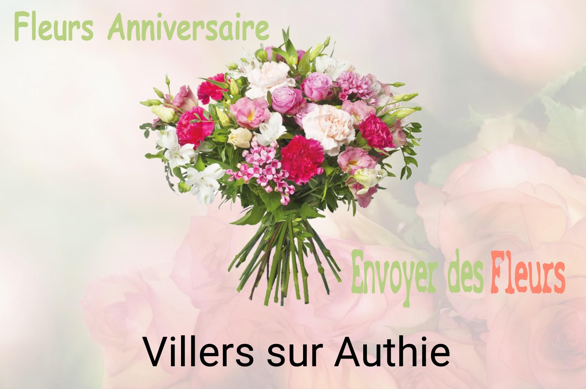Bouquet de fleurs d’anniversaire livré à Villers-sur-Authie